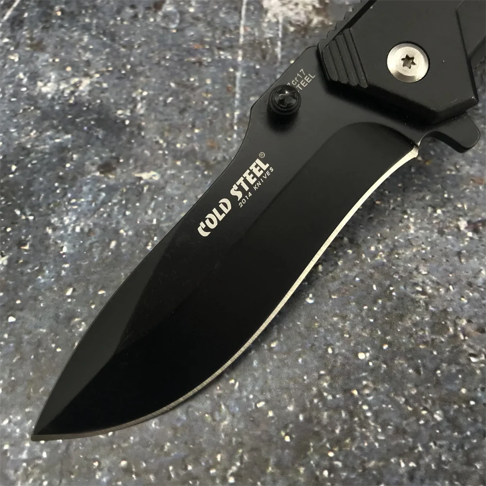 Складной карманный нож Cold Steel черный соболиный клинок 7cr17 уличные охотничьи ножи