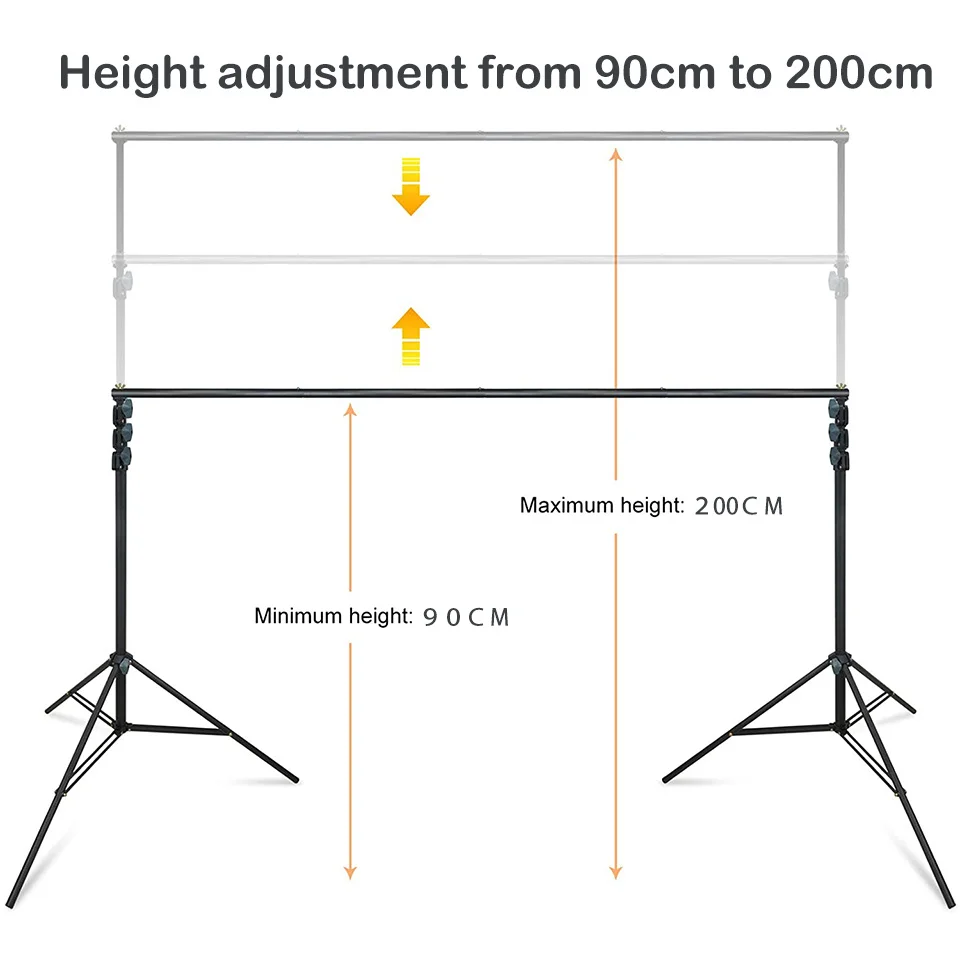 Photography Ring Light Photo Studio Background Stand Backdrop Chromakey Green Screen Support System Frame Chroma Photobackground |