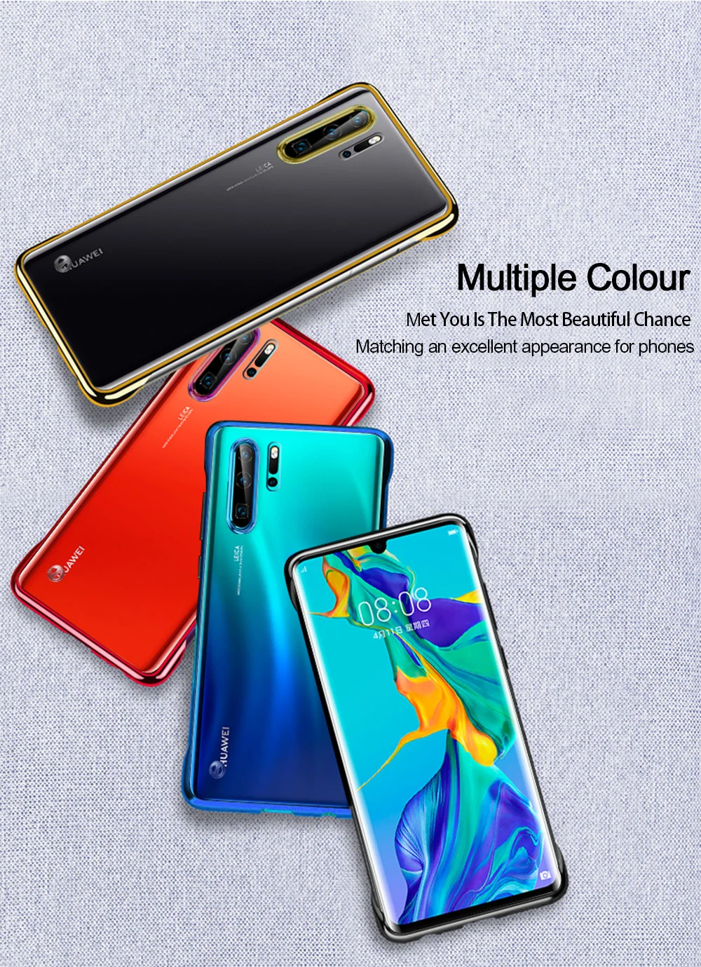 Для huawei P30 P20 Pro mate 20 Pro Honor 20 Pro 9X mate 20 Pro прозрачный Бескаркасный чехол с кольцом против падения Nova 5 5i Твердый Чехол