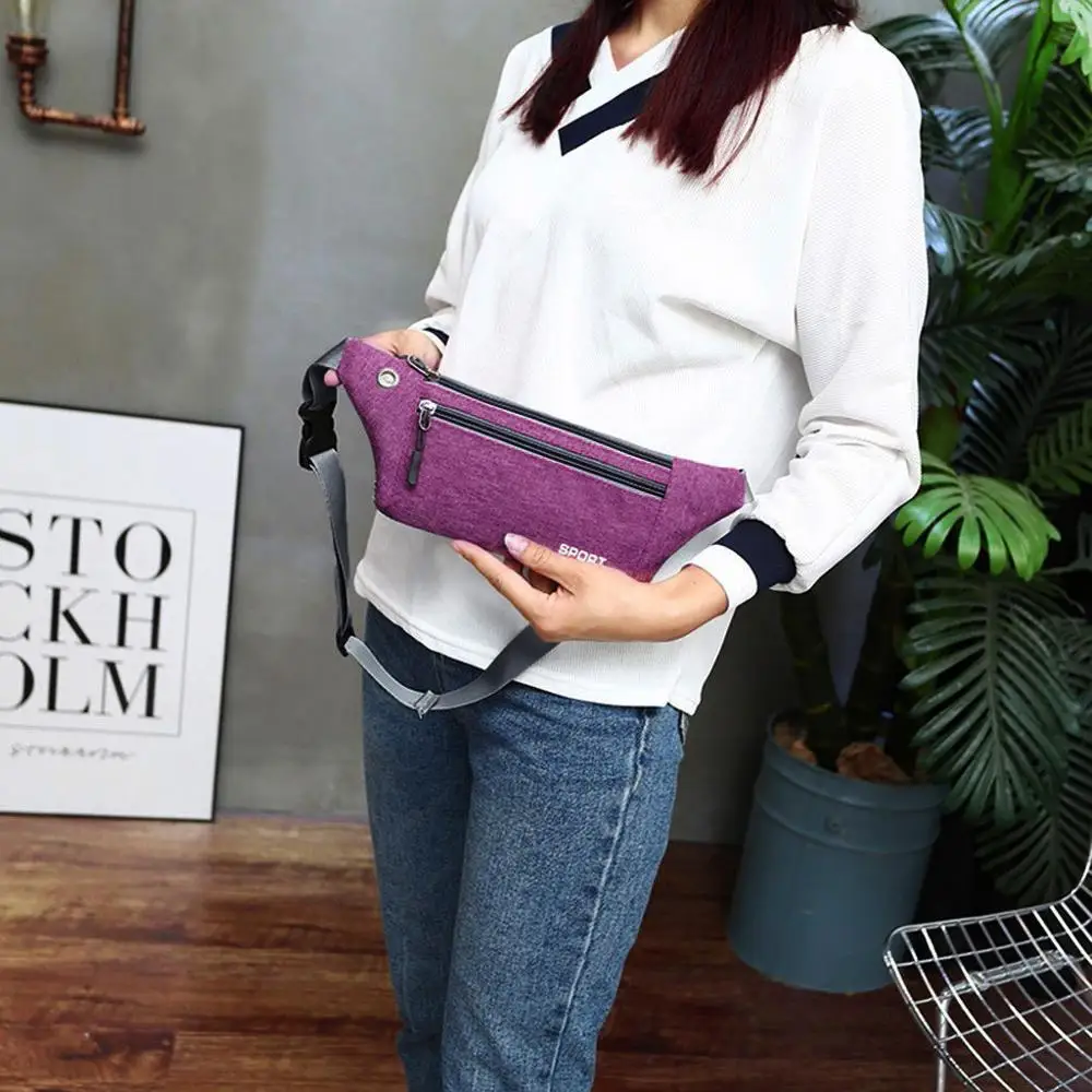 Поясная сумка для женщин и мужчин Многофункциональный мессенджер с карманами