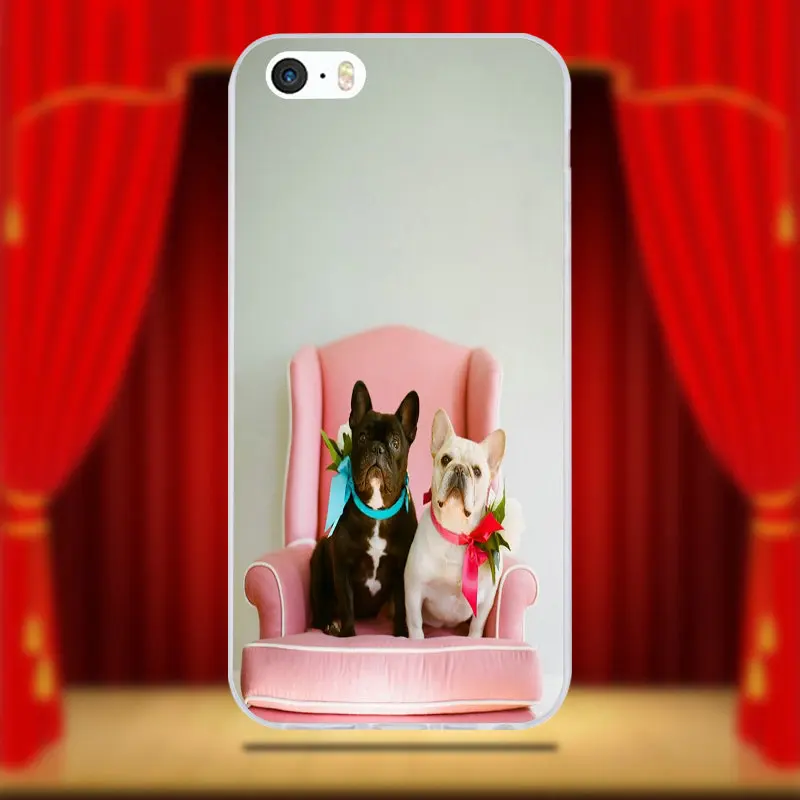 Симпатичная любовь пара французская собака лучшие друзья Мягкий Силиконовый ТПУ