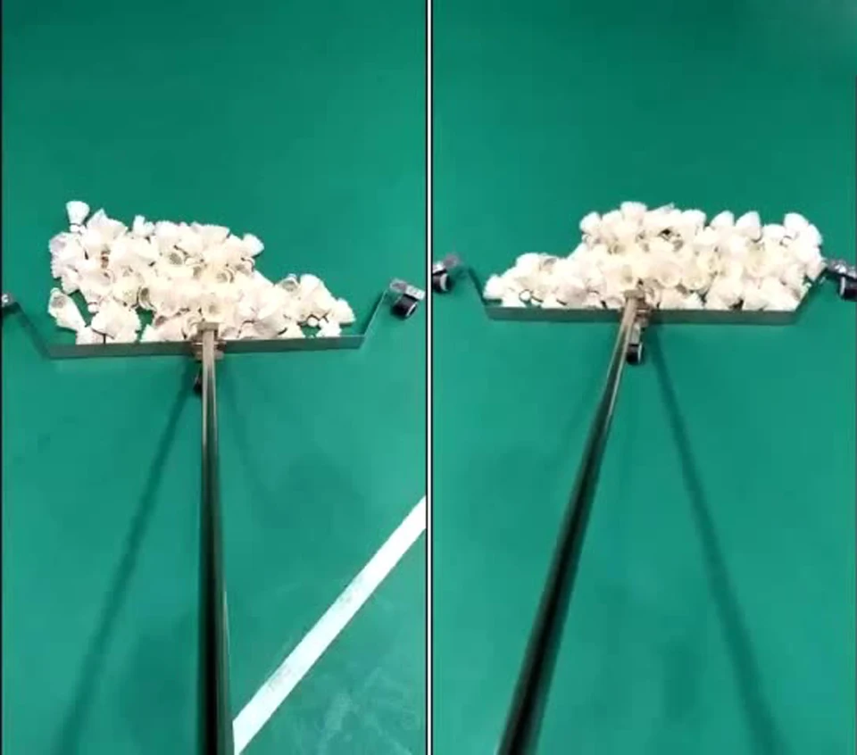 Большой Волан для бадминтона из нержавеющей стали тренажер сбора мячей с