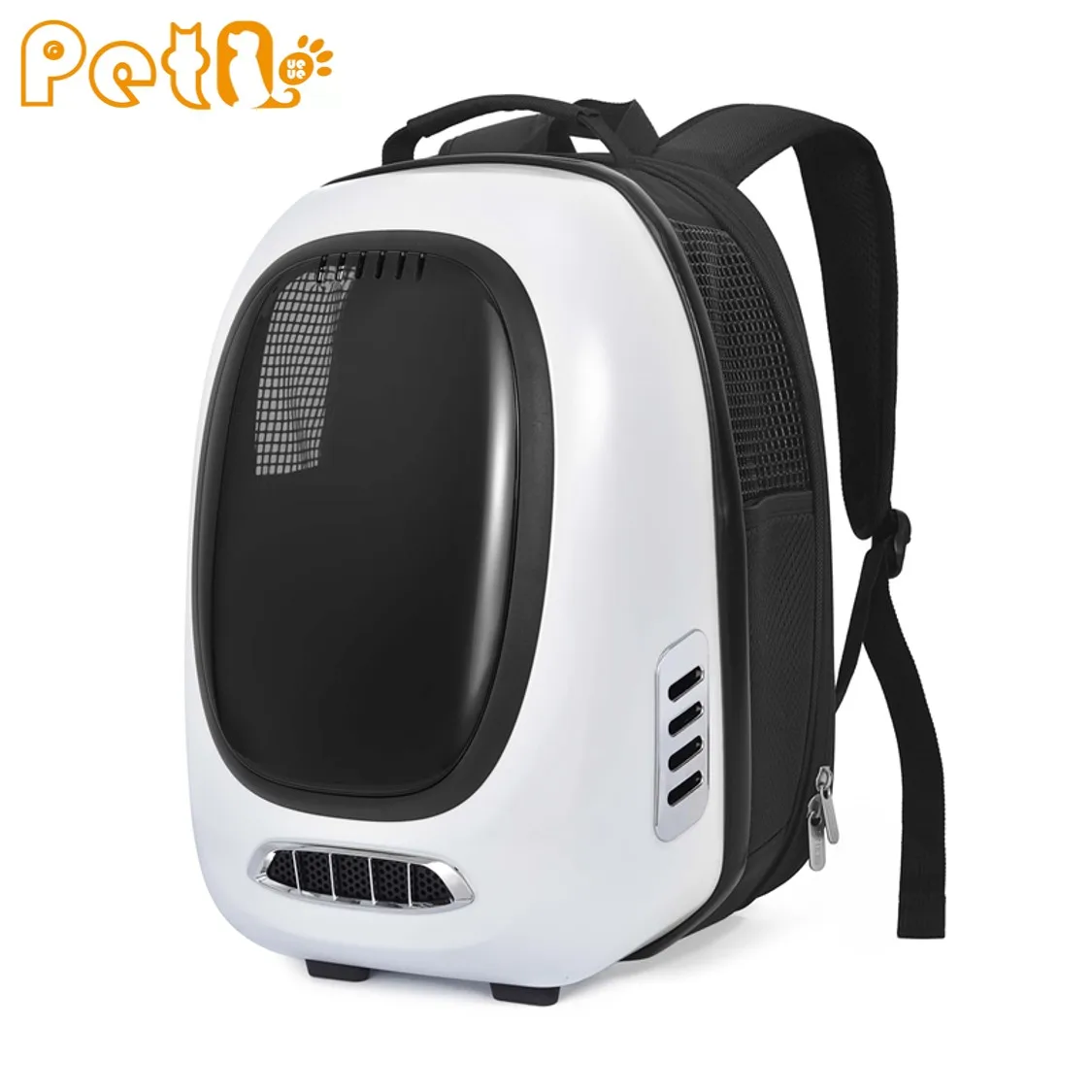

PetQueue Portable Pet Carrier Outdoor Hiking Travel Pet Backpack Larger Capacity Dog Cat Carrier Breathable Capsule Pet Bag