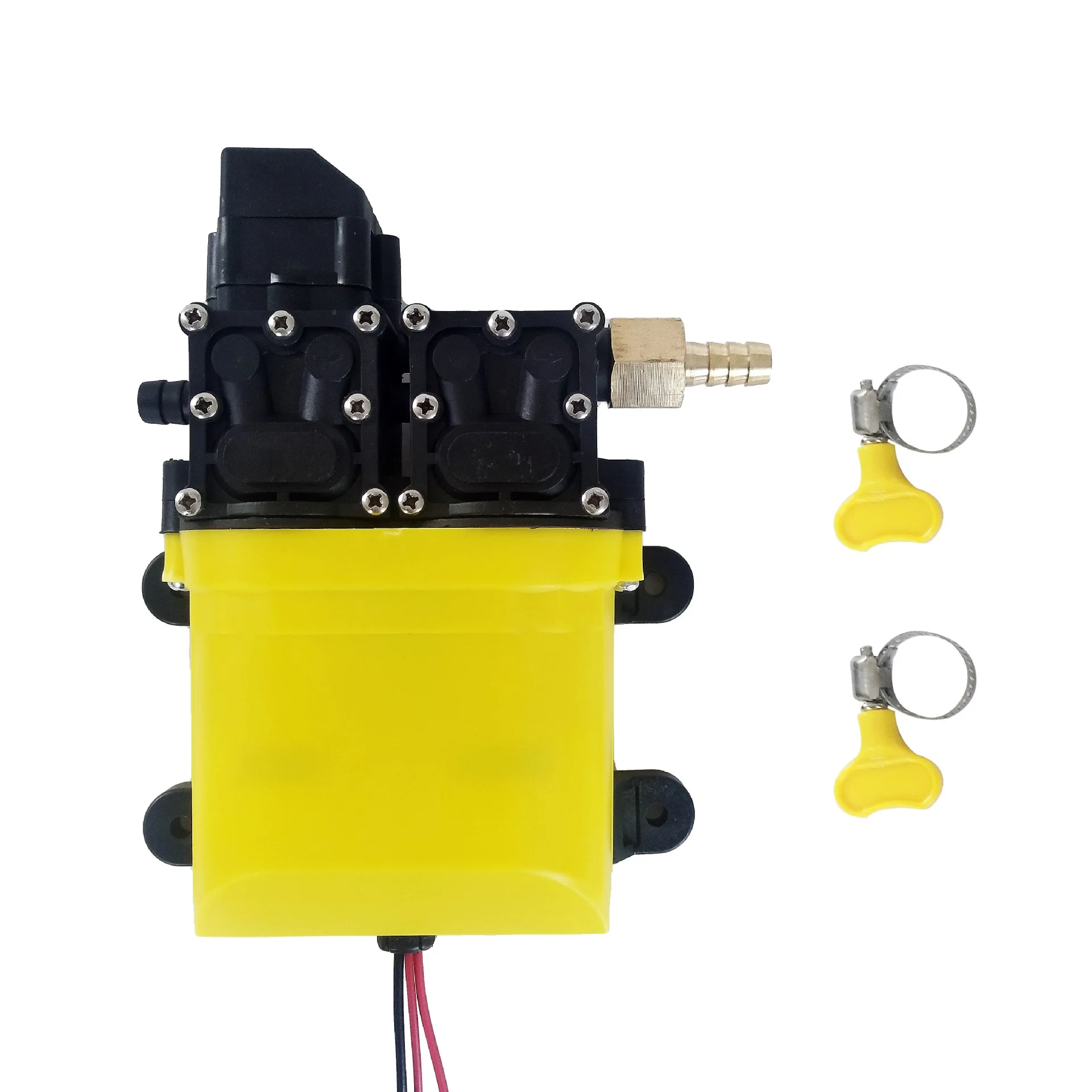 12В 100Вт двойной ядерный Мощный двойной насос распылитель высокого давления насос автомойки CE сертификация отключение давления
