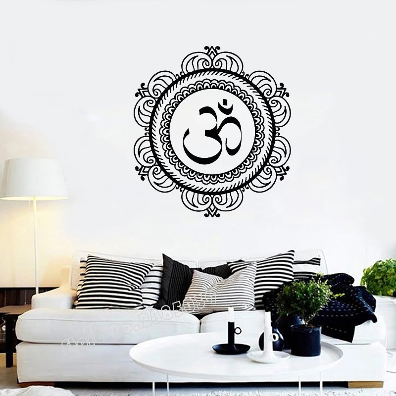 Студии йоги настенные наклейки виниловые в виде Фотообоев c переводными