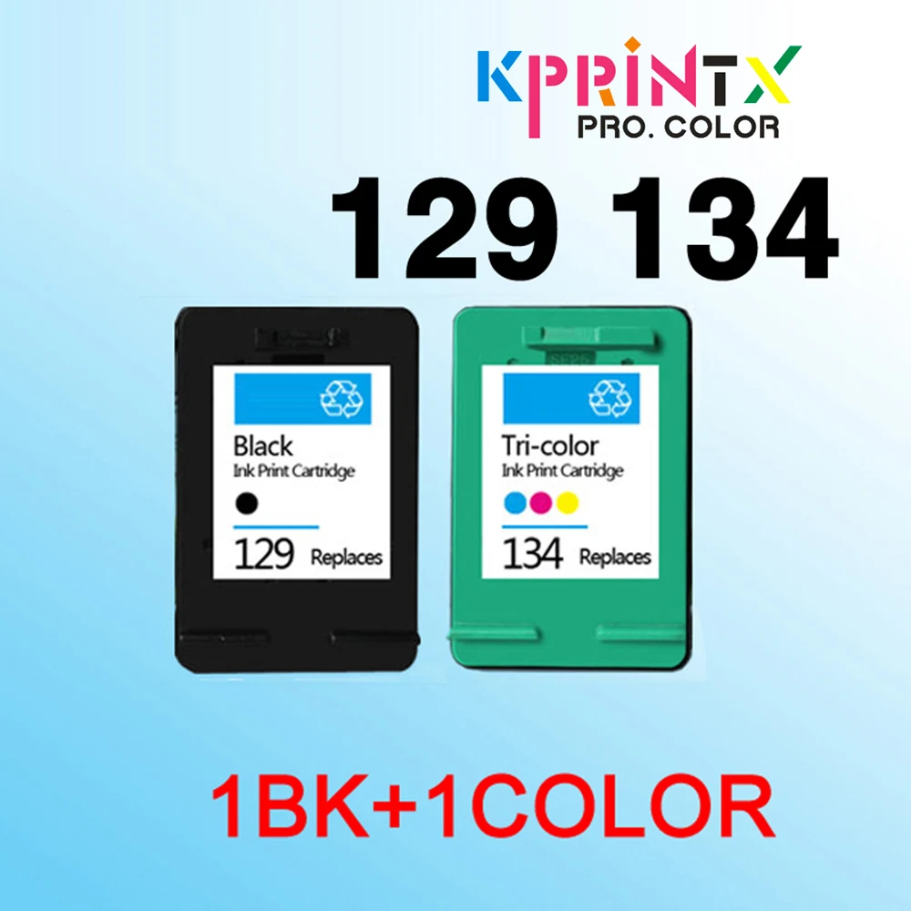 Совместимый для hp129 134 чернильный картридж Deskjet 6943/6983/5943/D4163 Photosmart 8053/8753/2573/D5063 Officejet