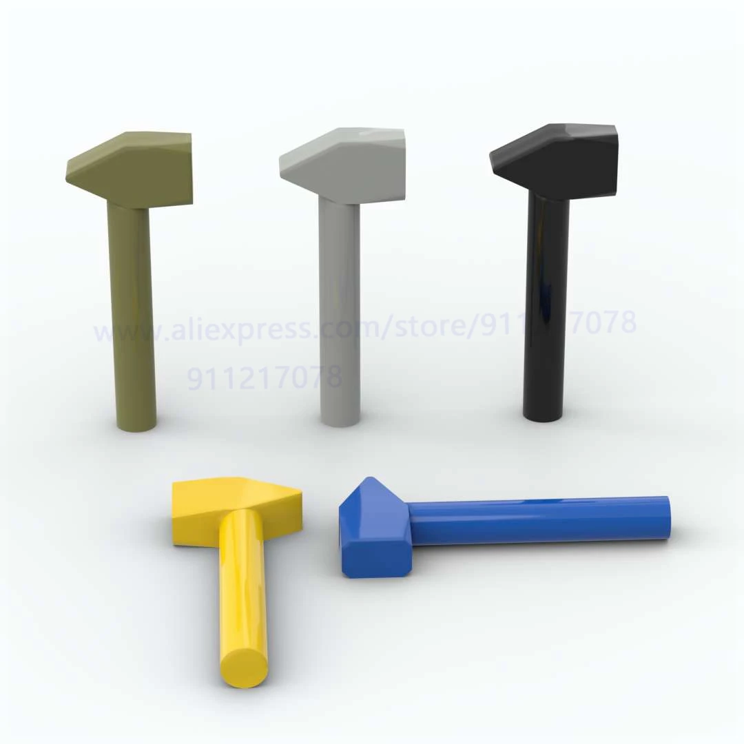 

10pcs Bricks for Figures Hammer Hand Tools For Building Blocks Parts DIY Construction Christmas Gift Toys 4522