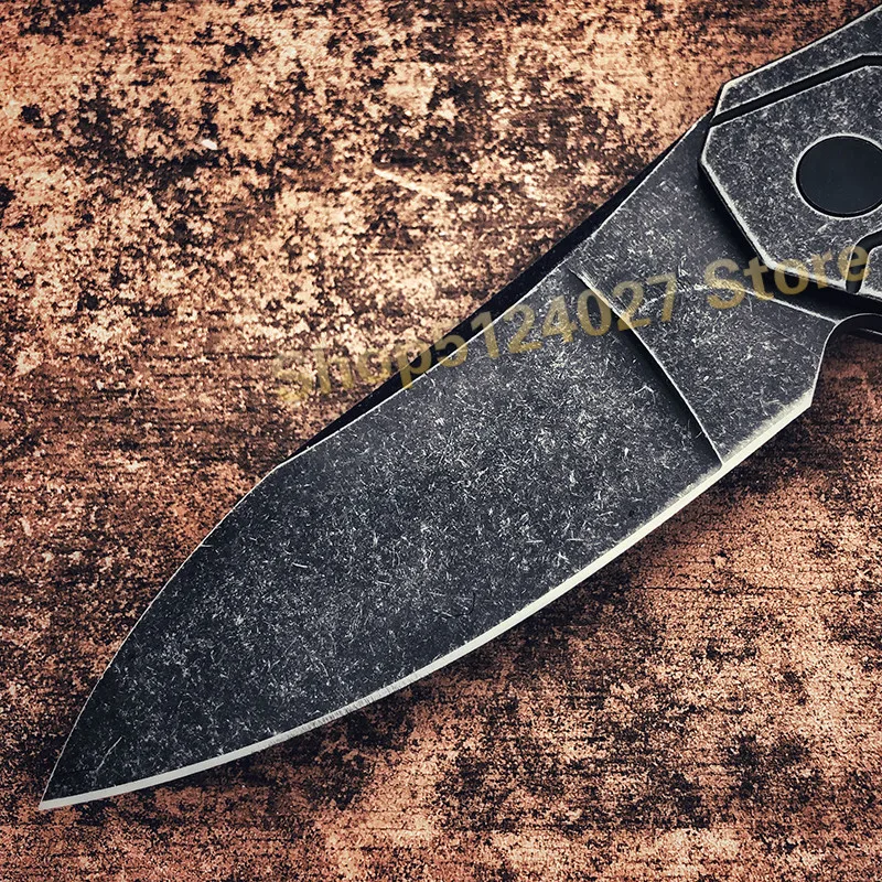 Eafengrow D2 лезвие все стальные CNC резьба стальная ручка складной Открытый выживания