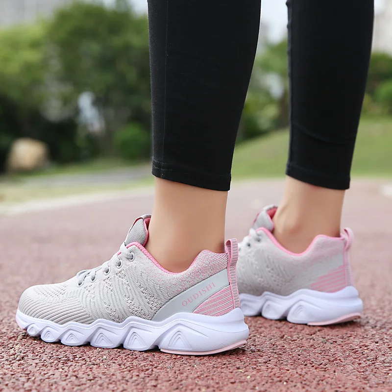 

Women Shoes Breathable Mesh Shoes Chaussure Femme Outdoor Light Casual Sports Running Shoes Summer Soft Lace Up Zapatillas Mujer