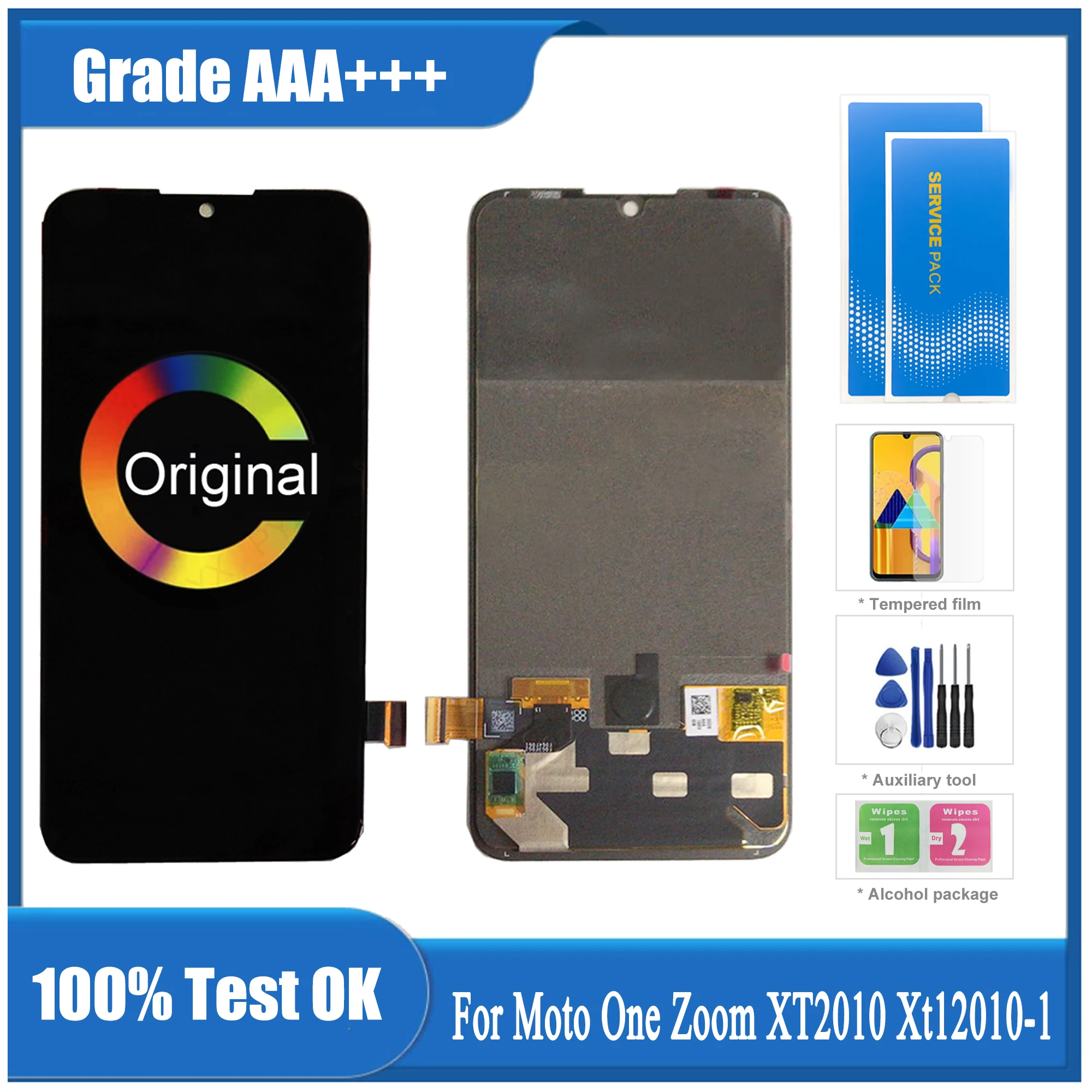 

For Motorola Moto Z Play XT1635 XT1635-02 AMOLED LCD Touch Screen Digitizer Assembly Replacement Z2 Play Z3 Play Display