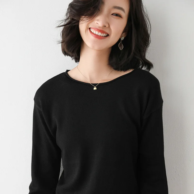 

Women Sweater New Fashion Pullover Winter Knit Basic Tops Loose Female Knitwear Outerwear one