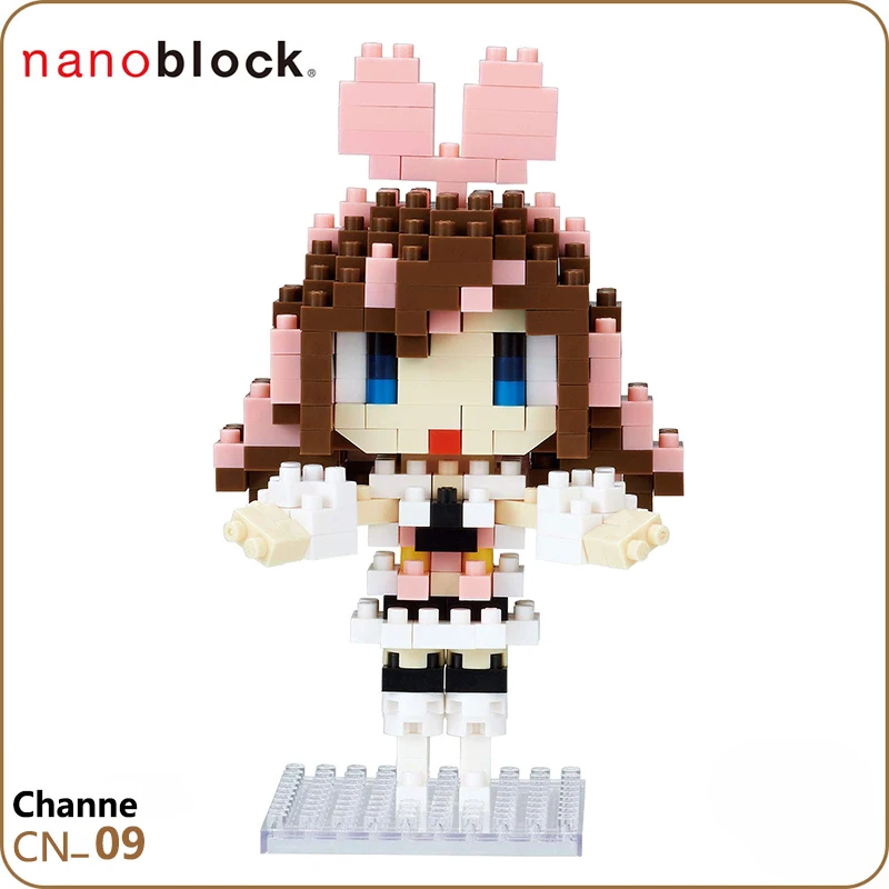Nanoblock персонаж Kizuna Eye A.I.Channel CN-09 строительные блоки с бриллиантами креативные