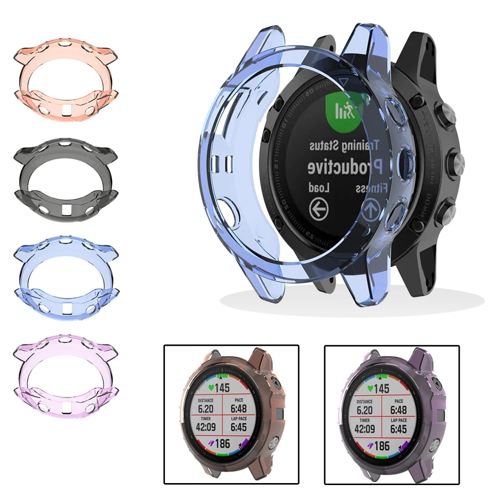 Для смарт часов Garmin Fenix 6 6s 6Pro5X 5XPlus часы Чехол защитный рукав браслет защитная