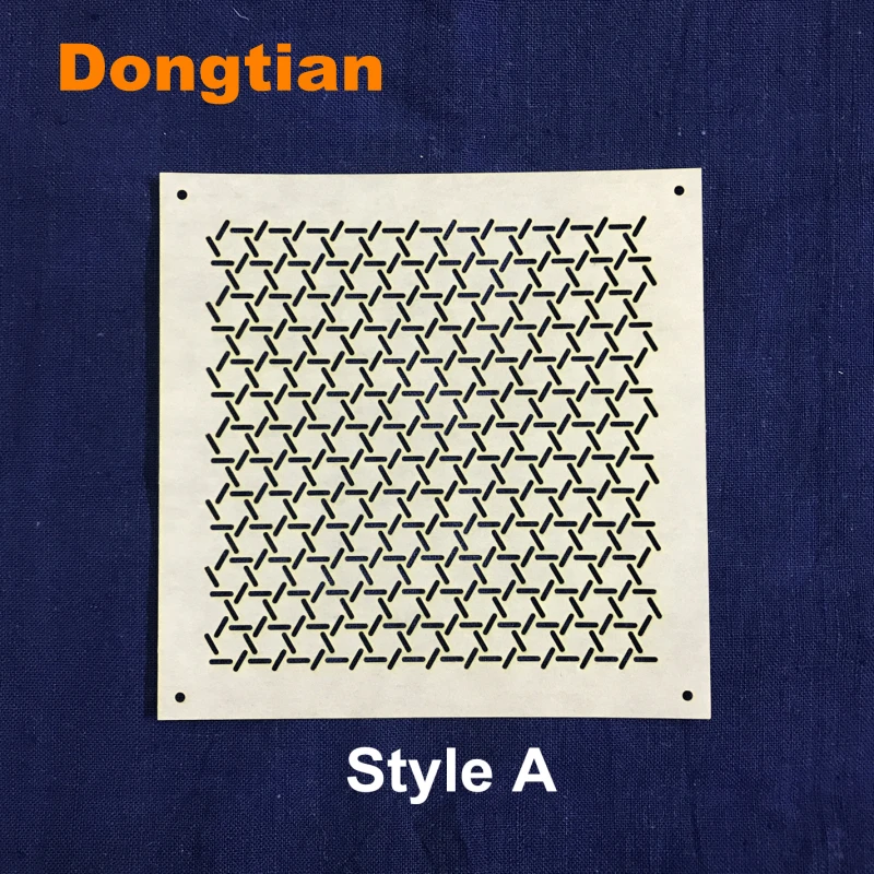 Классические шаблоны Sashiko тканые бамбуковые для рисования мягкие 12*12 см |