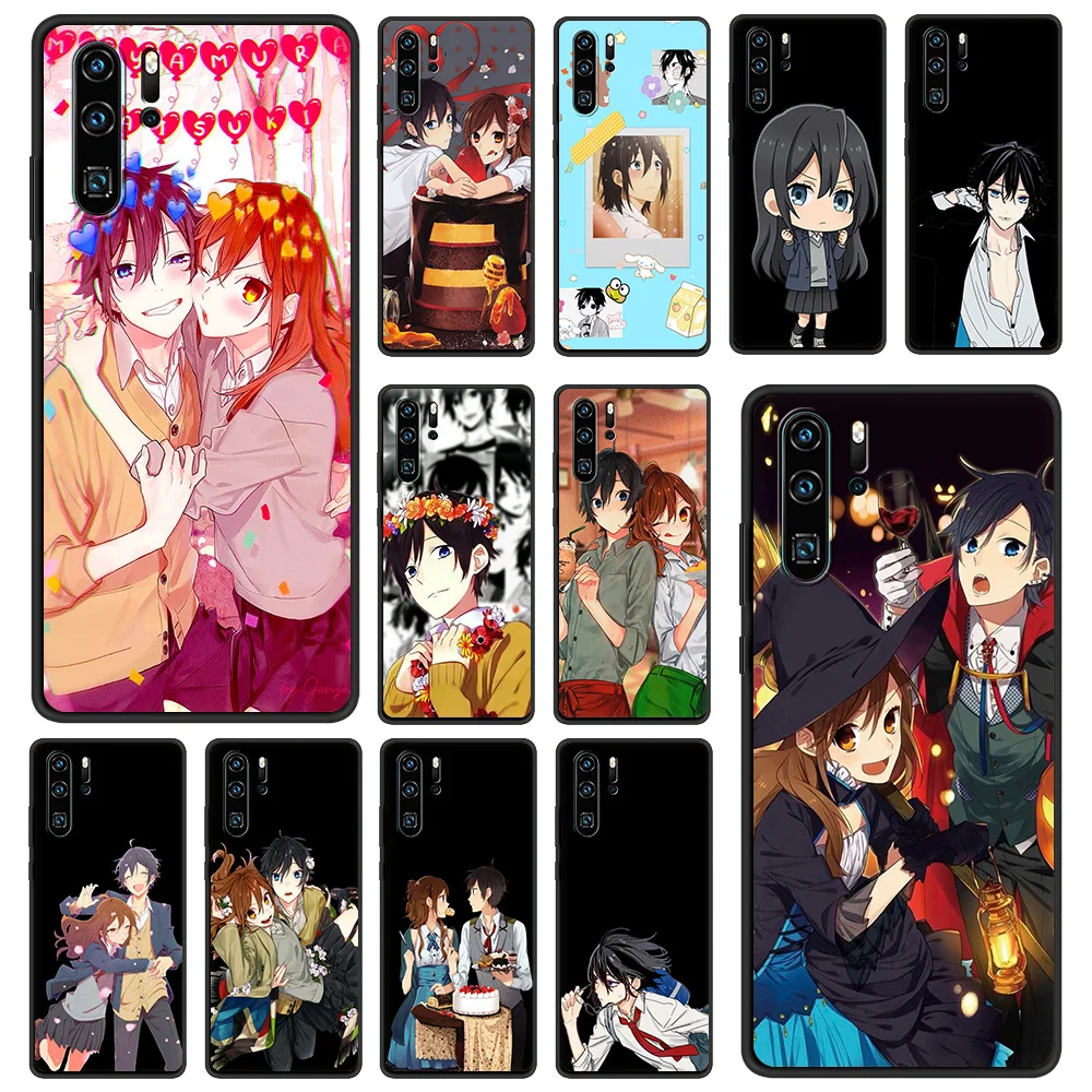 

Horimiya Miyamura Izumi Anime For Huawei P30 Pro P40 Lite E P Smart Z Y7 Y6 2019 Soft Luxury Phone Case Celular Cover Mobile Bag