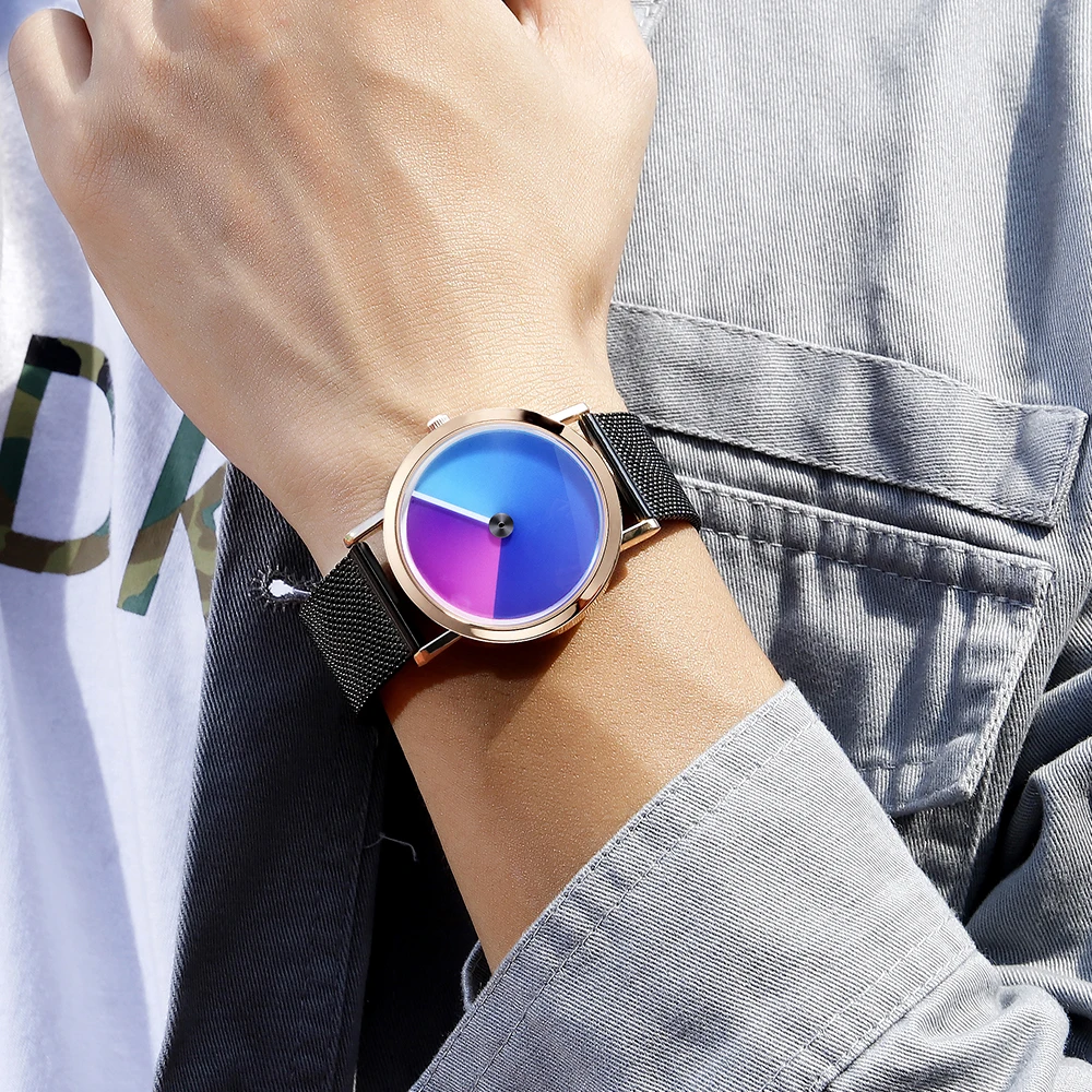 Sanda Для мужчин спортивные наручные часы Творческий вихревой уникальный