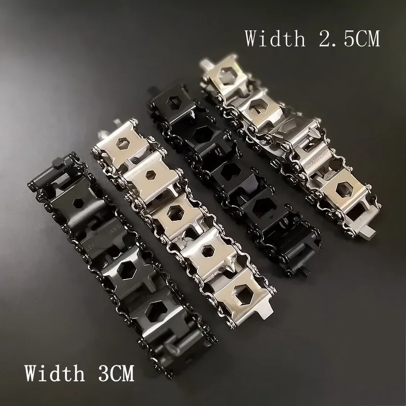 Koop Multifunctionele Tool Armband, Outdoor Sport, Wilde Survival, Draagbare Roestvrij Staal Armband, Polsband, Bier Flesopener