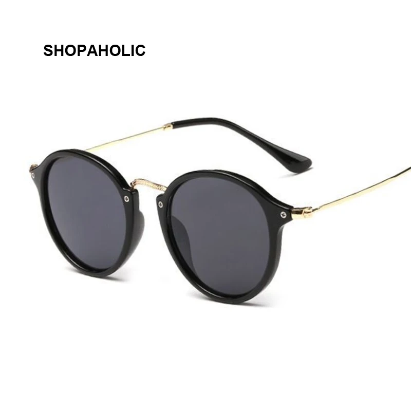 Очки солнцезащитные круглые для мужчин и женщин брендовые дизайнерские