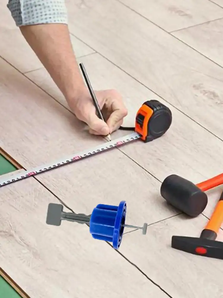 50pcs/lot Flat Ceramic Floor Wall Construction Tools Reusable Tile Leveling System Kittile Leveling System Kit For Tile Dropship