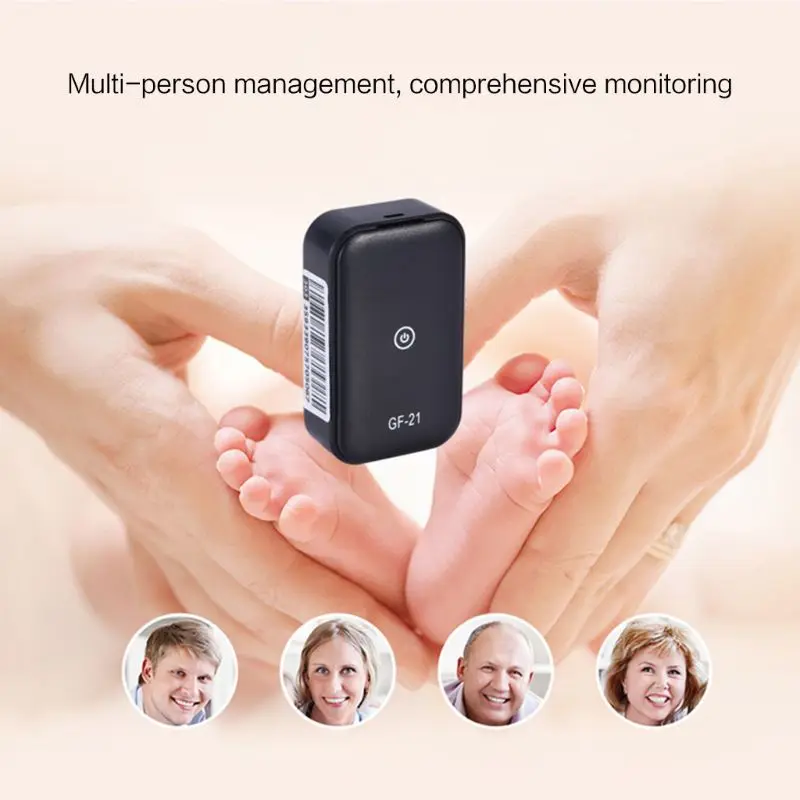 GF21 Mini GPS Real Time Car Tracker Anti-Lost Device Voice Control Recording Locator High-definition Microphone WIFI+LBS+GPS