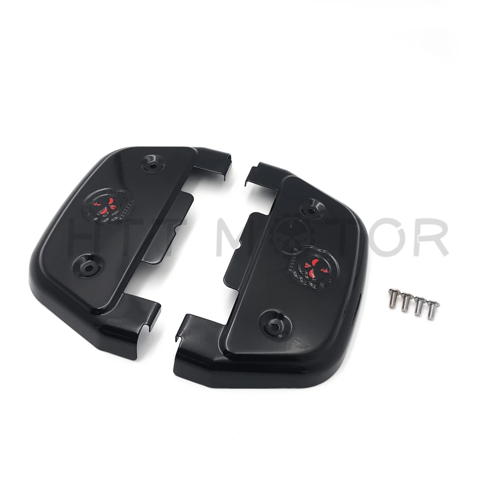 MT216-115S-BK-XIN Aftermarket подножки Крышка для 2006-позже Dyna/1986-позже FL Softail/1987-позже Touring и Trike CD - Цвет: MT216-115S-BK-XIN