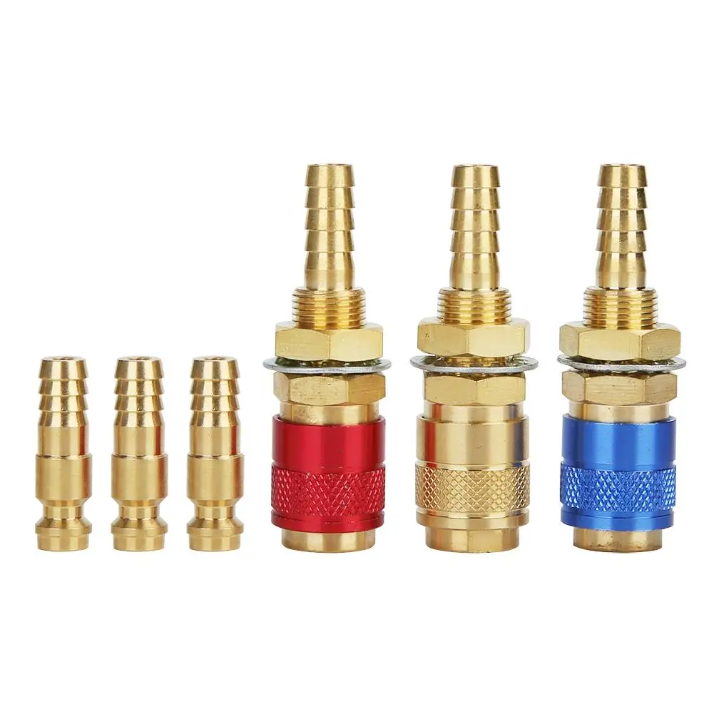 Нержавеющий латунный адаптер для газа с водяным охлаждением M8 быстроразъемный