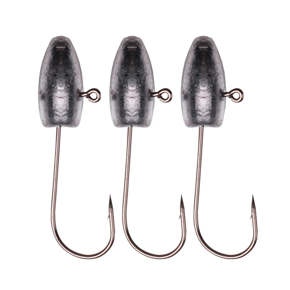4Pcs Jig Head Hook Fishing Hooks 2G 3G 5G 7G Swimbait Wobble Head with Hook for Bass Fishing Better for Fishing Lures