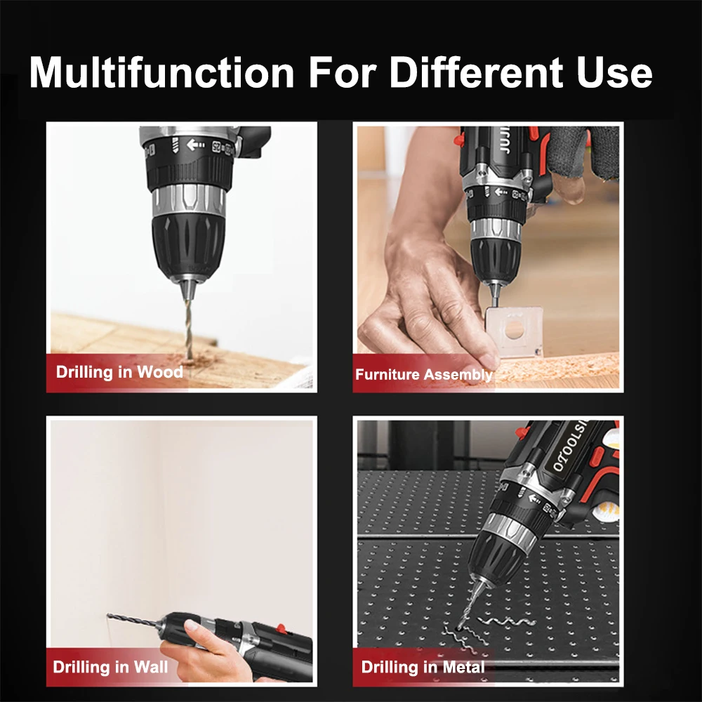 21 в Электрическая отвертка с переменной скоростью аккумуляторная