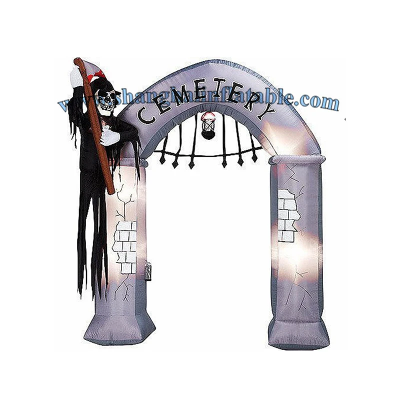

Страшная надувная входная арка для Хэллоуина