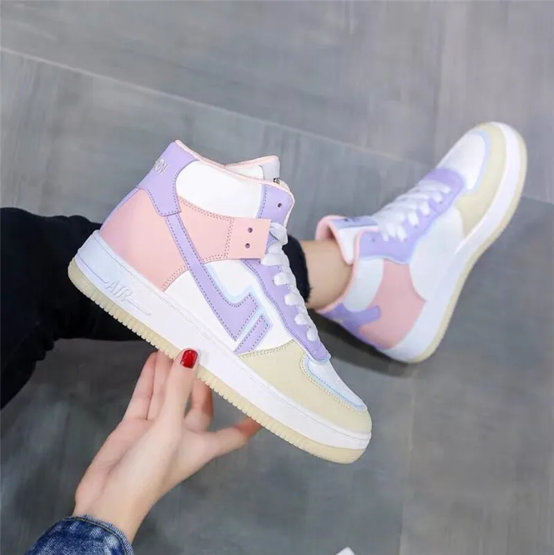 

Hot sale 2021 new Fashion Spring Female Sneakers Women Shoes Korean Mesh Ladies Shoes Woman Lace Up Casual walking Shoes