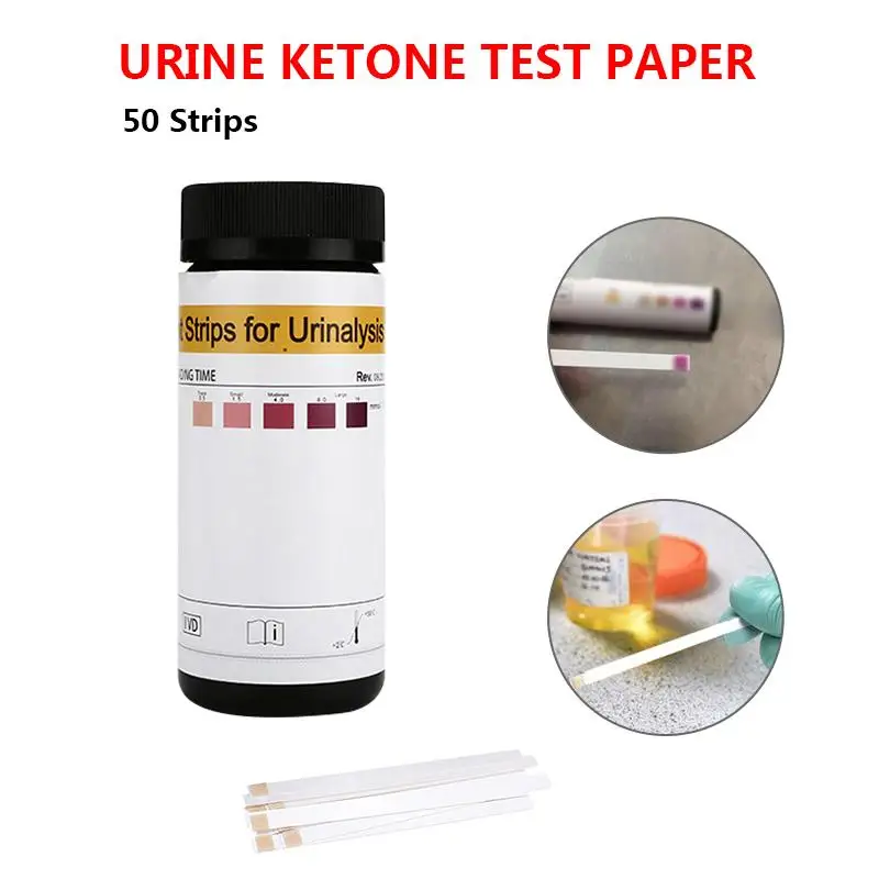 

Black Paper Urine Dipstick Ketone Strips Practical Test Paper Healthy Body Durable Portable Urinary Ketone Paper Lose Weight