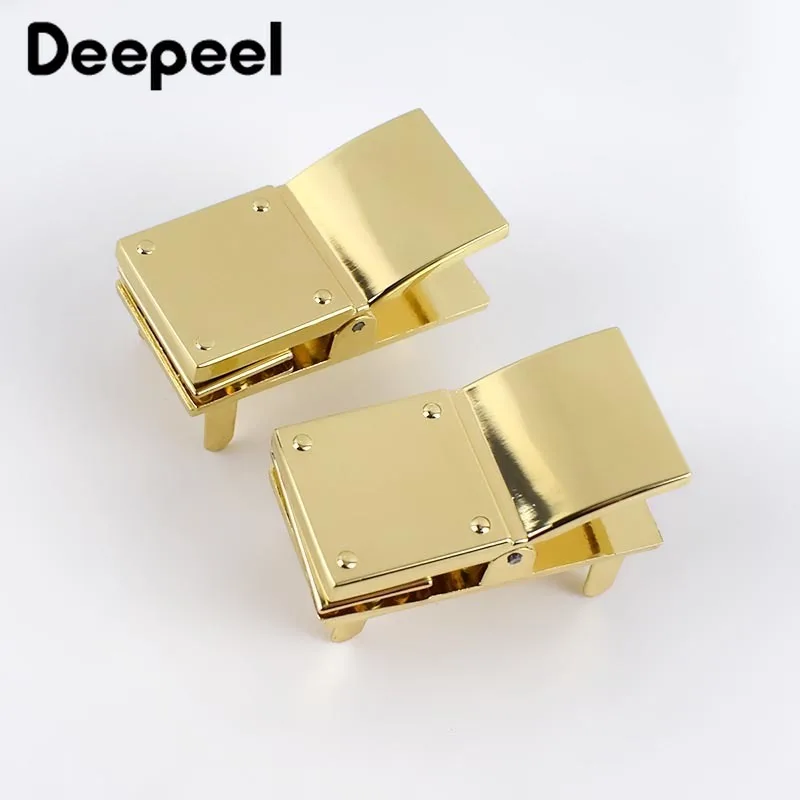 

Квадратные металлические поворотные замки для женских сумок, 2 шт., защелкивающиеся сумки, декоративные пряжки застежки, сделай сам, Сумка а...