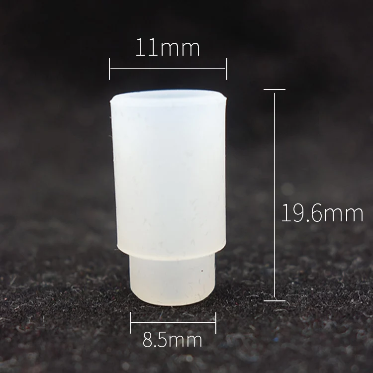 10 шт./лот силиконовые одноразовые наконечники для капель резиновый мундштук с
