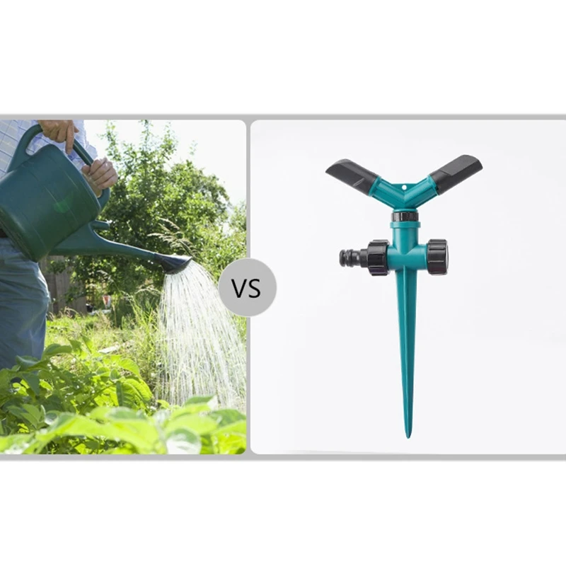 

3Pcs 360-Degree Rotating Lawn Sprinkler Single-Double-Three-Arm Combination Water Spray Irrigation Spray