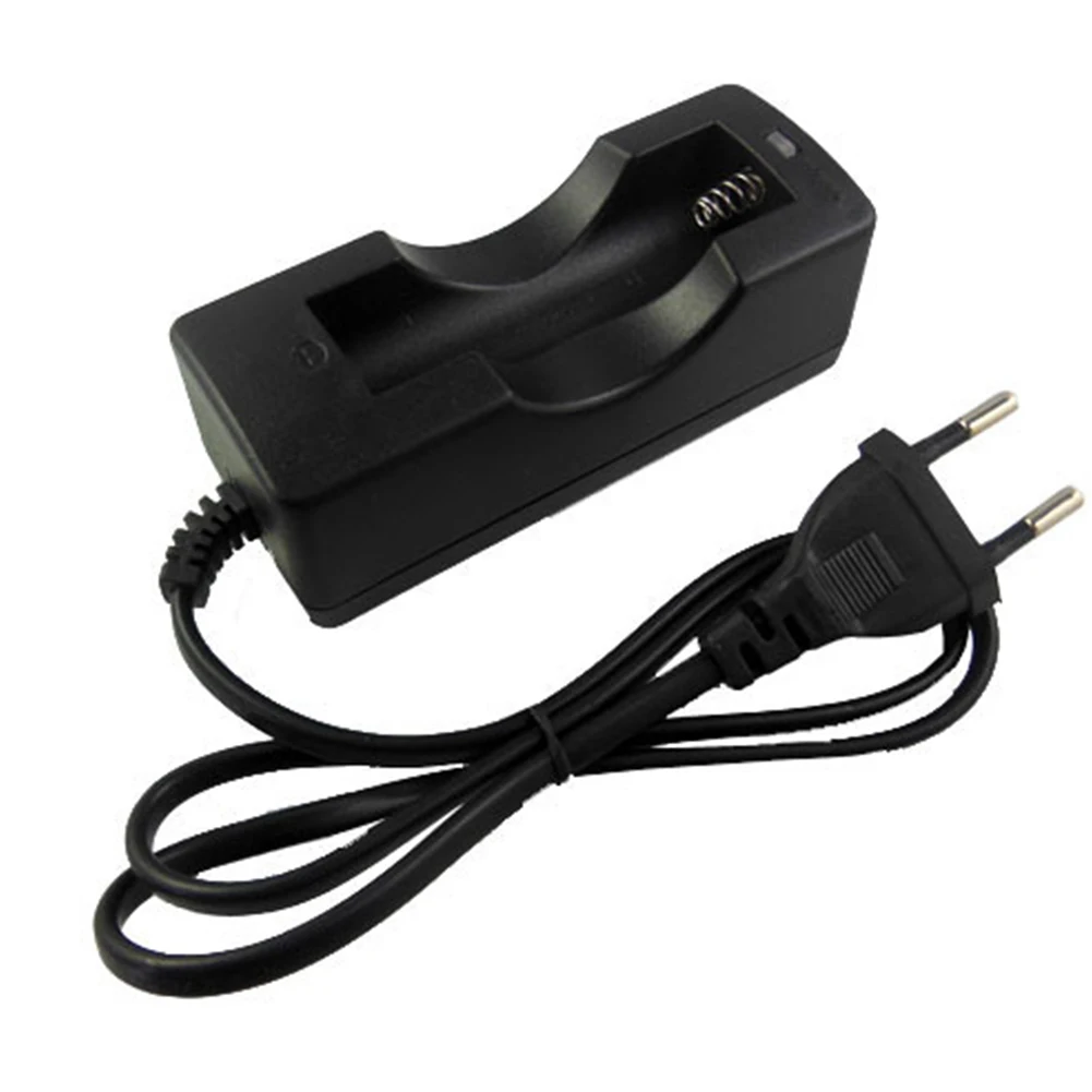 Stable Professional Portable Single Slots EU Plug Electric Battery Charger Travel PVC Smart Replacement Parts For 18650 |