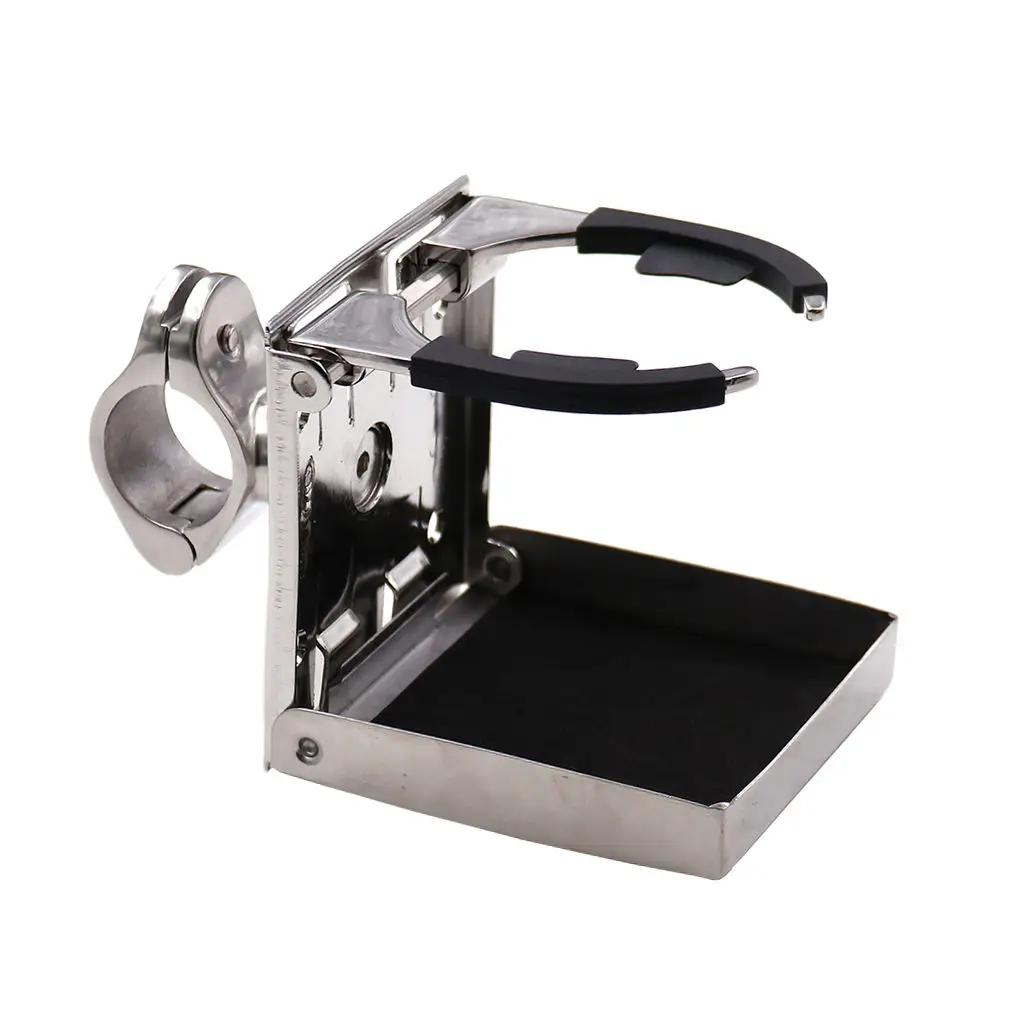 

Adjustable Folding Drink Holder/Adjustable Cup Holder for Marine/Boat/Caravan/Car for 30mm Tube