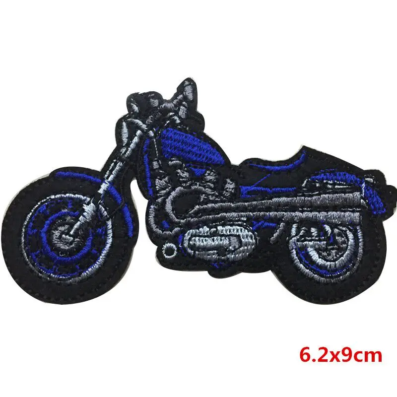 Патчи вышитые в стиле панк для мотоцикла наклейки одежды с утюгом на одежду