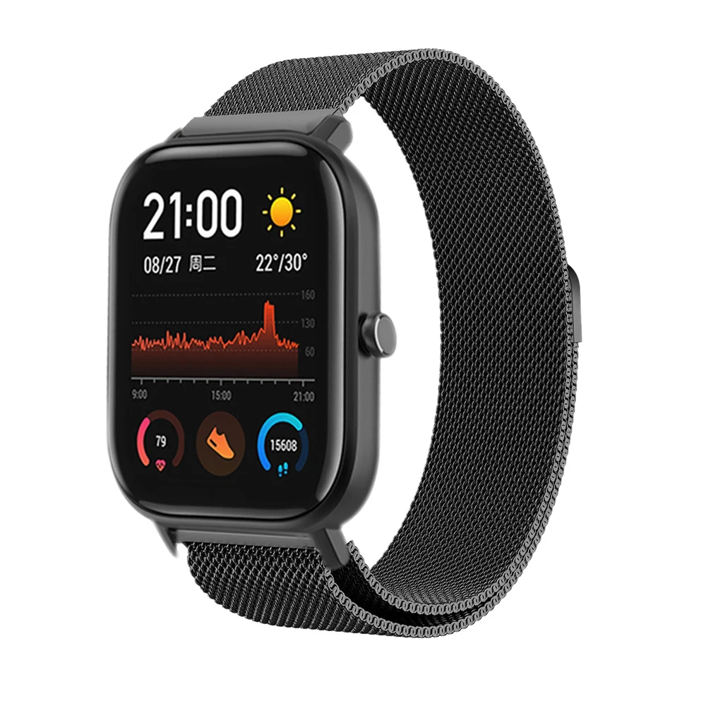3в1 Для Amazfit GTS ремешок+ ТПУ чехол для Huami Amazfit gts Smartwatch Защитная пленка для экрана браслет ремешок на запястье