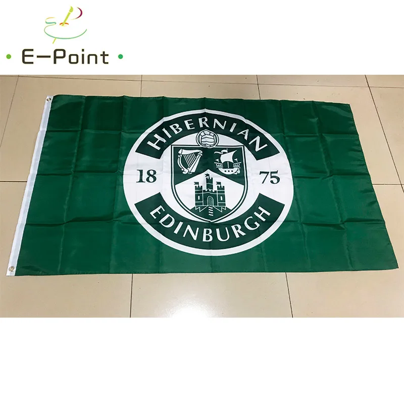 Флаг шотland Hibernian FC 3 фута* 5 футов(90*150 см) размер рождественские украшения для домашнего флага баннер подарки