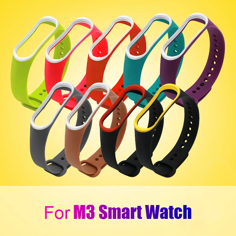 M3 умный Браслет сменные ремни смарт-браслет для Mi Band 3 пульсометр фитнес-трекер