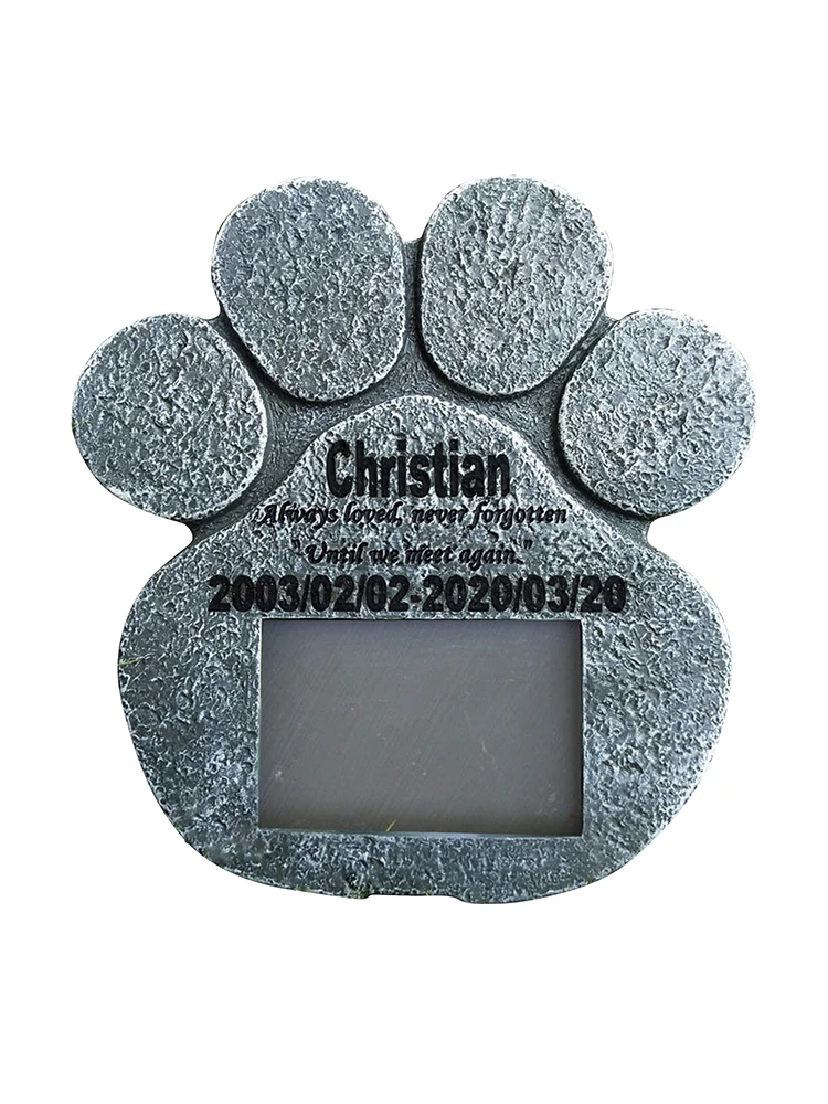 

Puppy Gravestone Pet Memorial Stone Grave Pet Tombstone Memorial Ornament Puppy Tombstone Monument Garden Decoration Ornaments