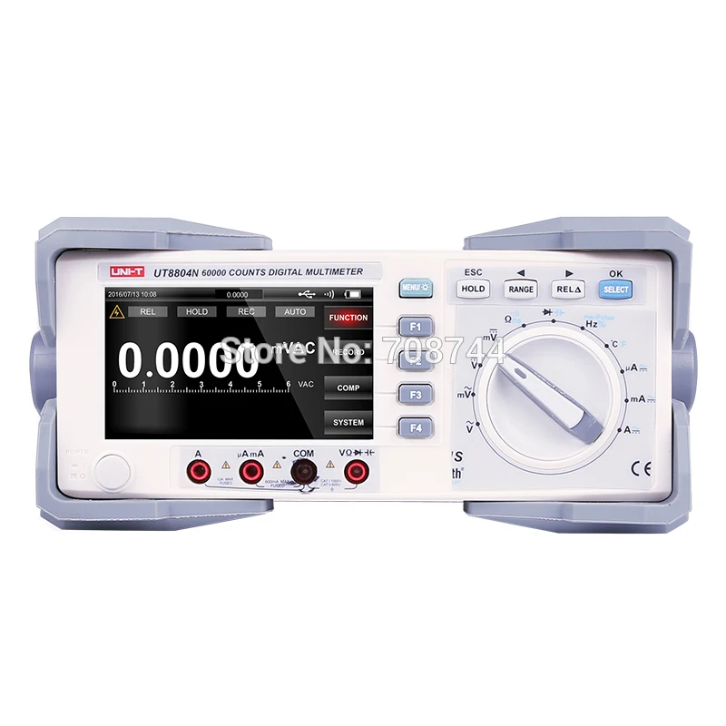 

UT8804N Bench Top Multimeter 1000V 20A 59999 Counts Digital Multimeter Tester Auto Range Multimetro Digital Voltmeter Ohm