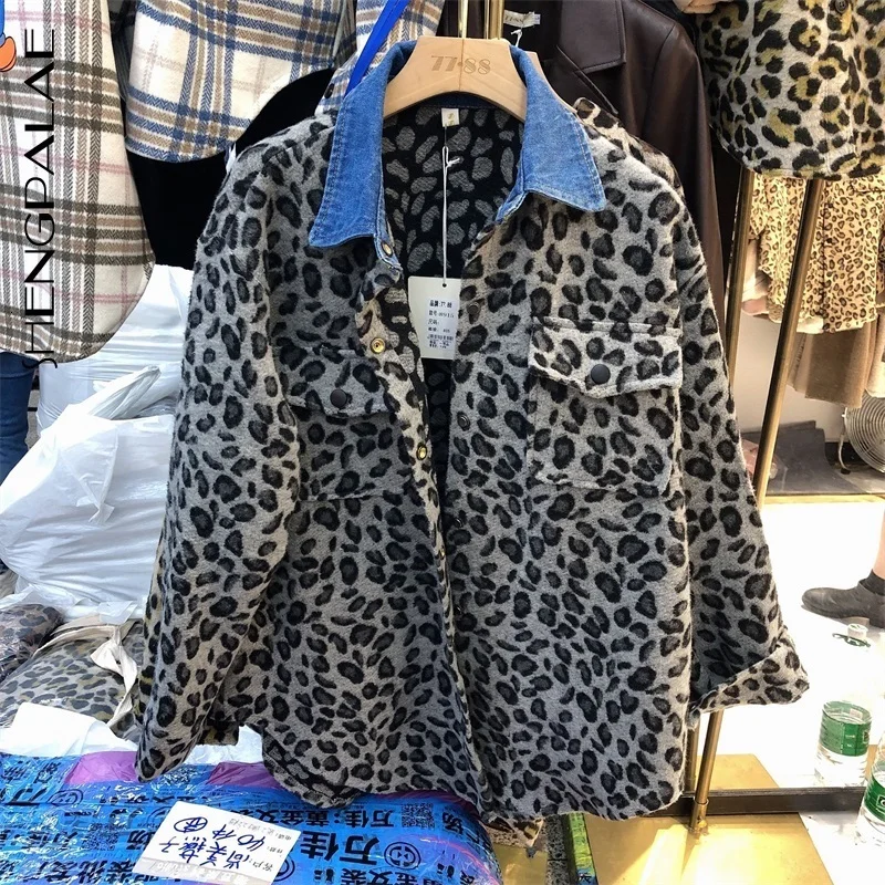 SHENGPALAE новинка 2019 модная осенняя куртка для женщин с отворотом высокая уличная