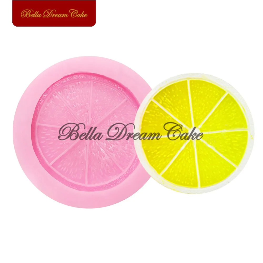 

1pc Fruit Lemon Slice Silicone Mold Chocolate Fondant Decoration Mould DIY Sugarcraft Molds Cake Decoration Tool Bakeware