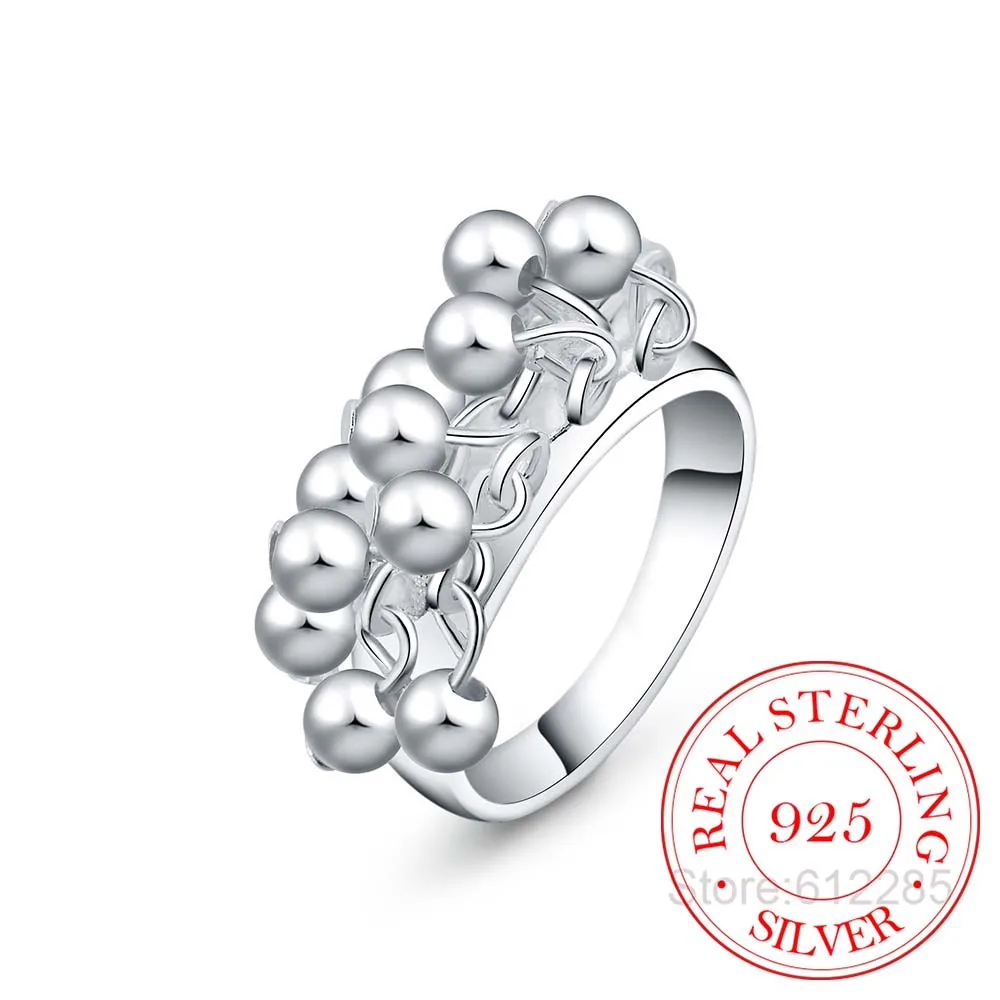 Рождественский подарок! Кольцо из серебра 925 пробы ювелирные изделия для