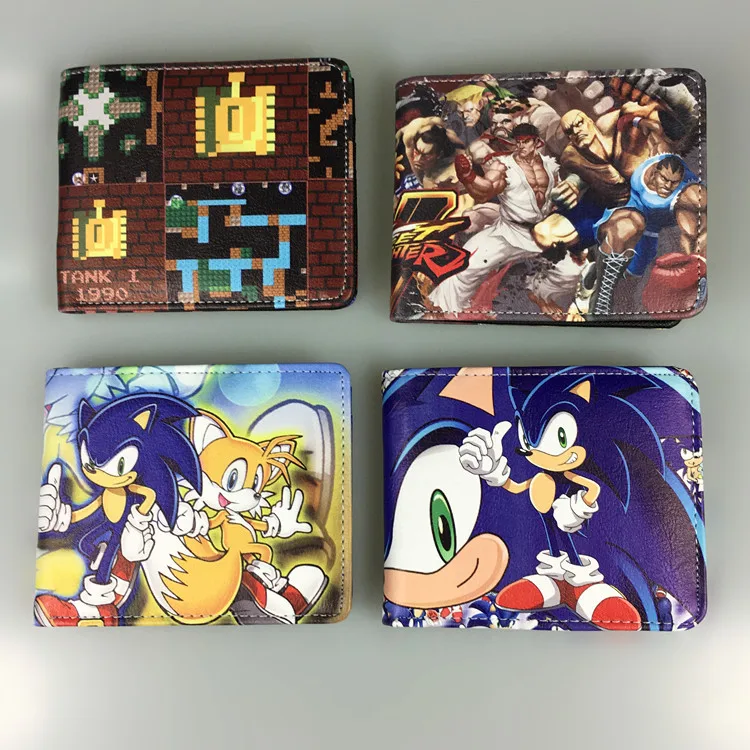 Аниме Супер Соник Ежик Косплей товары мультфильм фигурка бумажник игрушки |