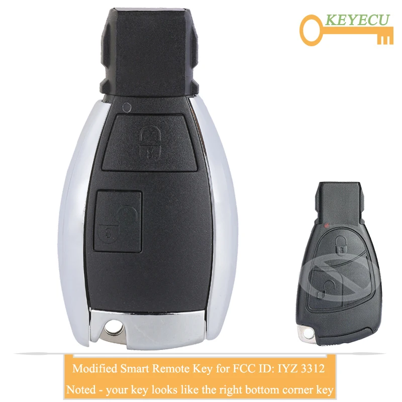 KEYECU модифицированный умный пульт дистанционного управления автомобильный ключ