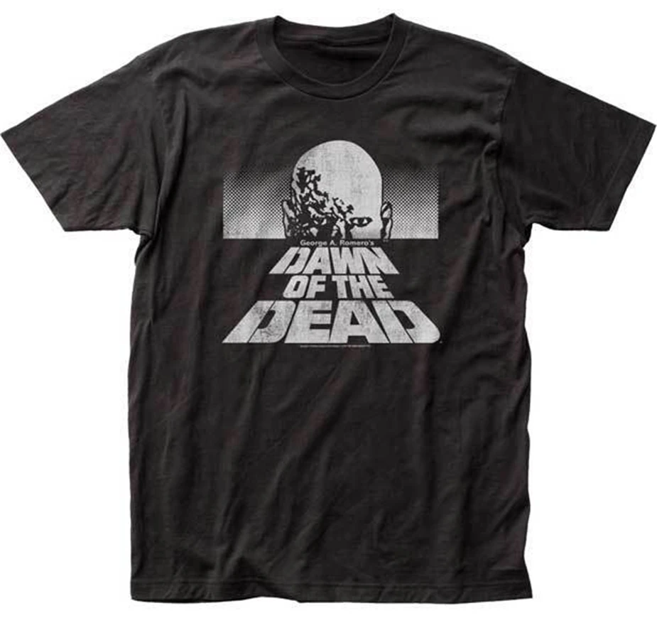 Футболка с постером Dawn Of The Dead B & W S 2Xl новый товар уличная одежда забавная
