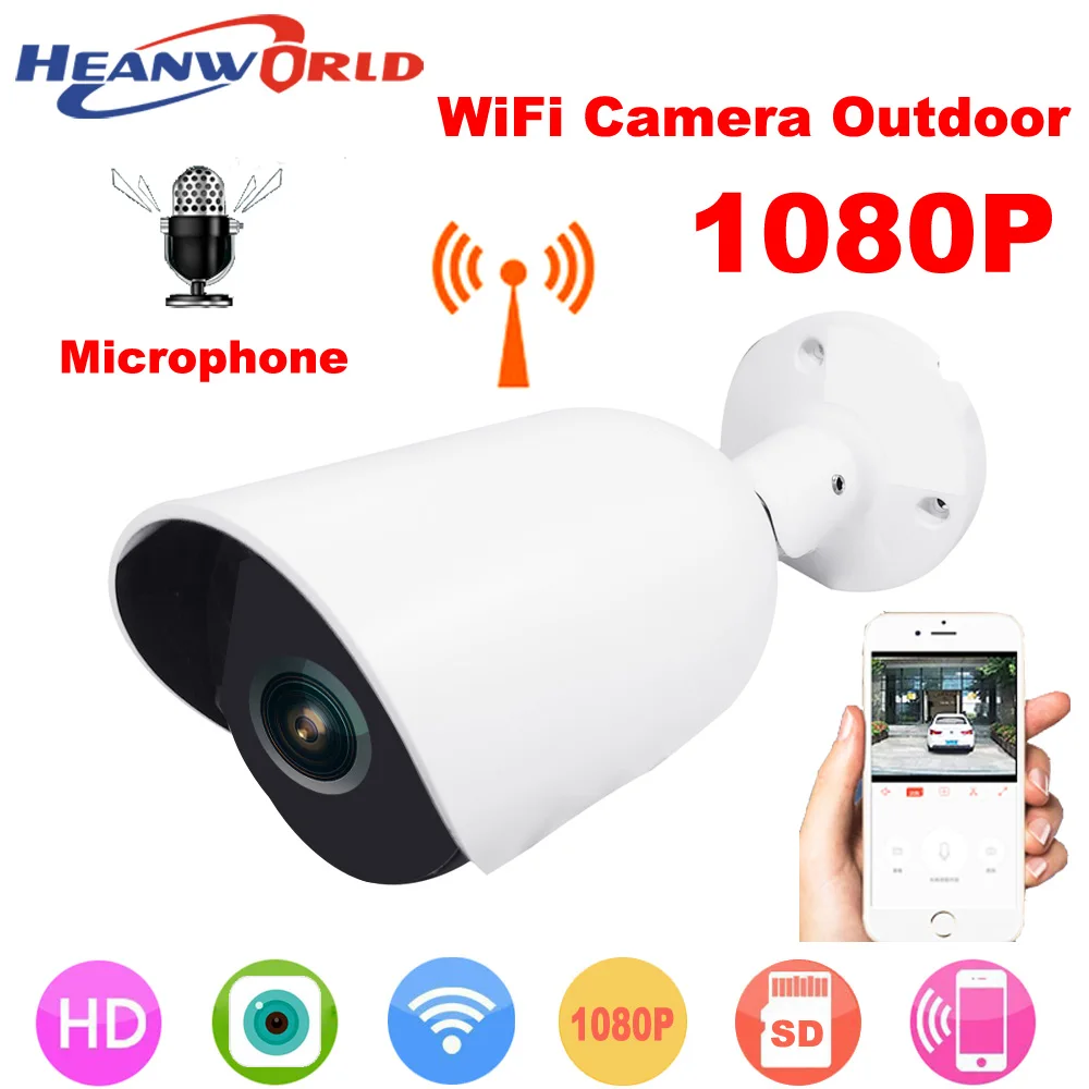 IP-камера 1080 МП Wi-Fi P HD ночное видение водонепроницаемая | Безопасность и защита