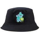 Панама с рисунком Салли майка, модная уличная летняя Двусторонняя мультяшная пляжная шапка в стиле Харадзюку для мужчин и женщин, Disney, монстры